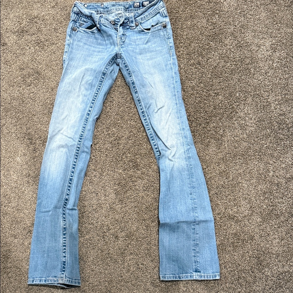 Miss Me Light Blue Flare Jeans